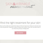 A graphic of Elan Medical Skin Clinics' skin and wrinkle assessment