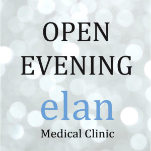 Join Elan Medical Skin Clinic in Essex for our open evening on October 31st 4pm – 8pm.